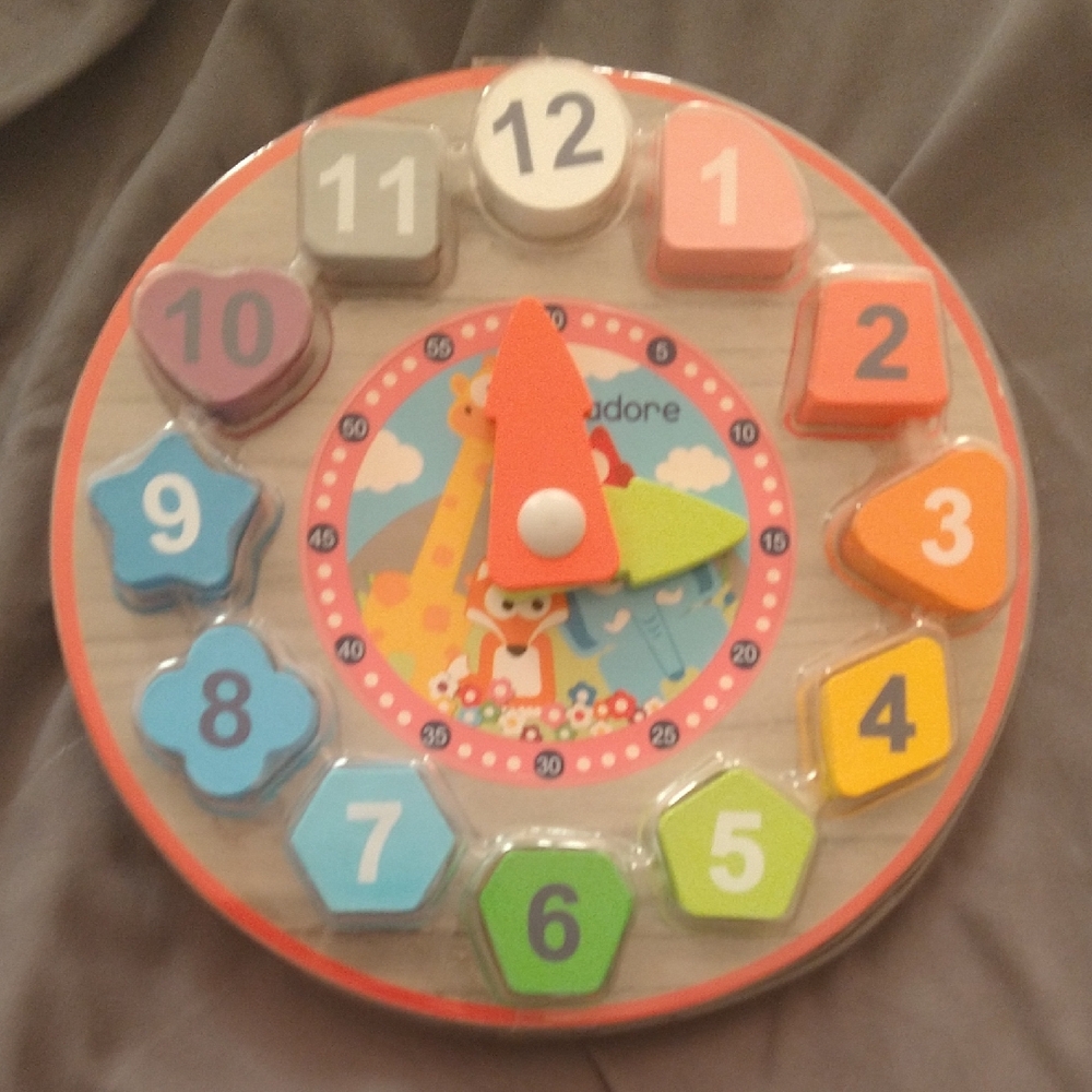 Adore Vibrant Learning Clock Toy